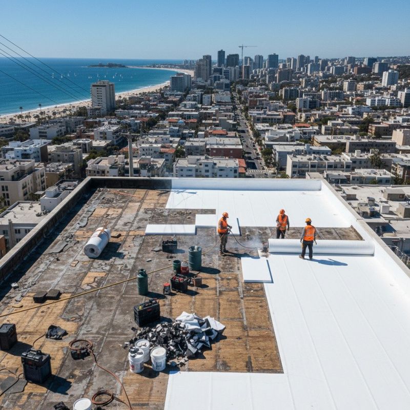 Flat Roof Replacement detail